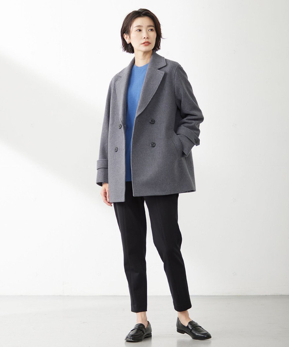 J.PRESS LADIES 【洗える】CASHMERE BLEND クルーネック ニット 