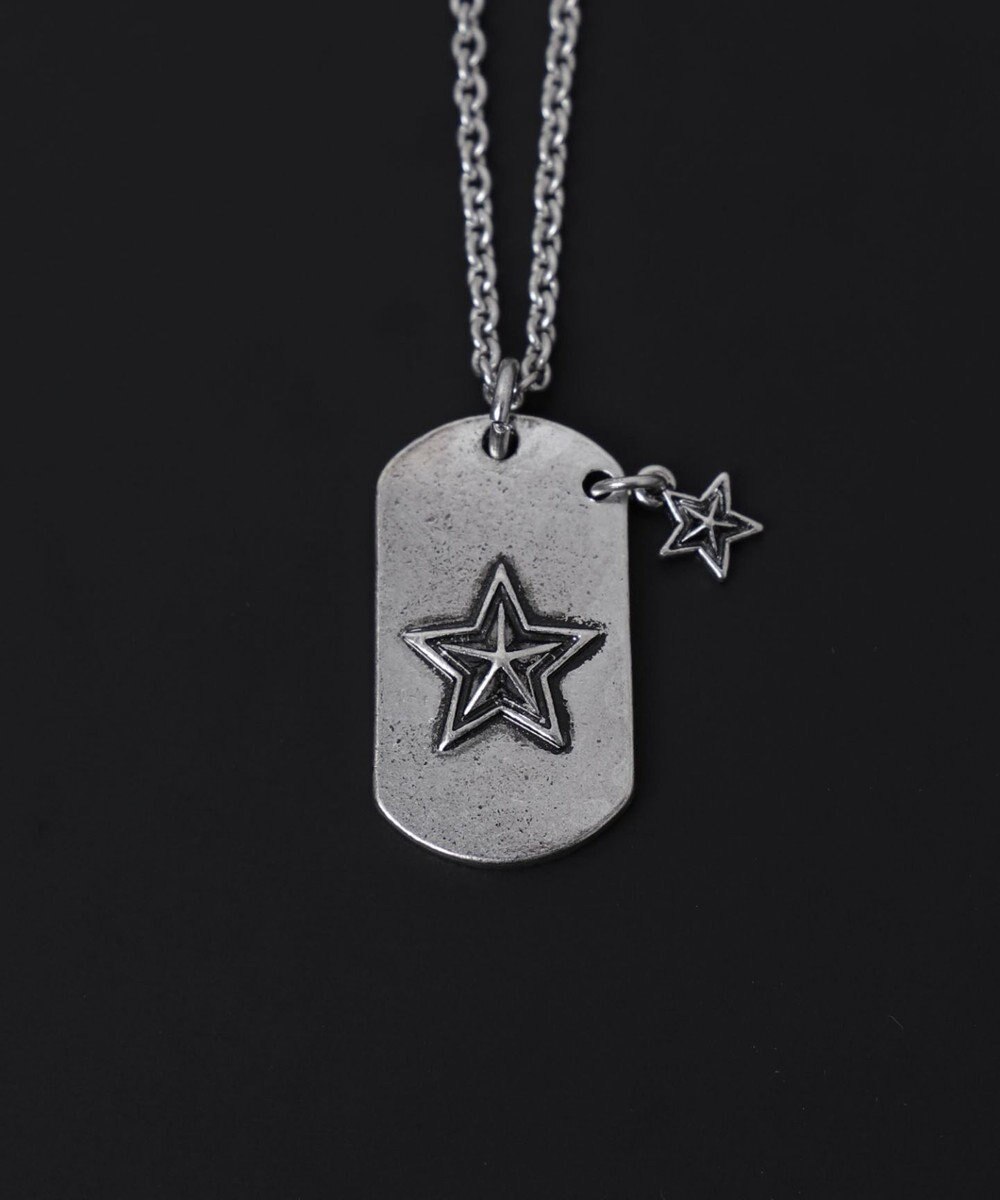 WEGO Mモチーフドッグタグネックレス 