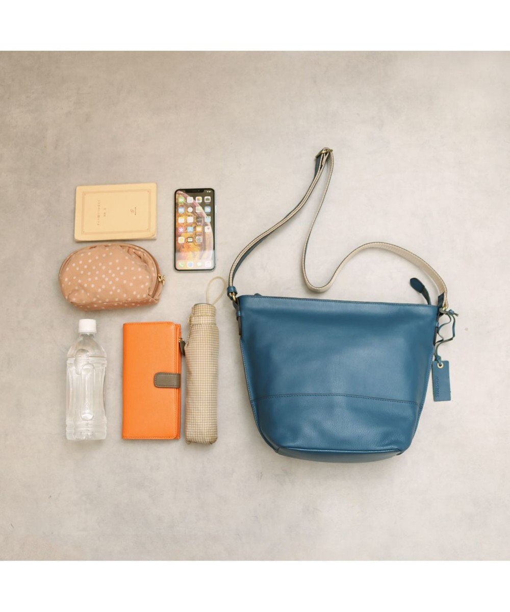 UNBILLION アトランタ ATLANTA / やぎ革軽量バケツ型ショルダー 