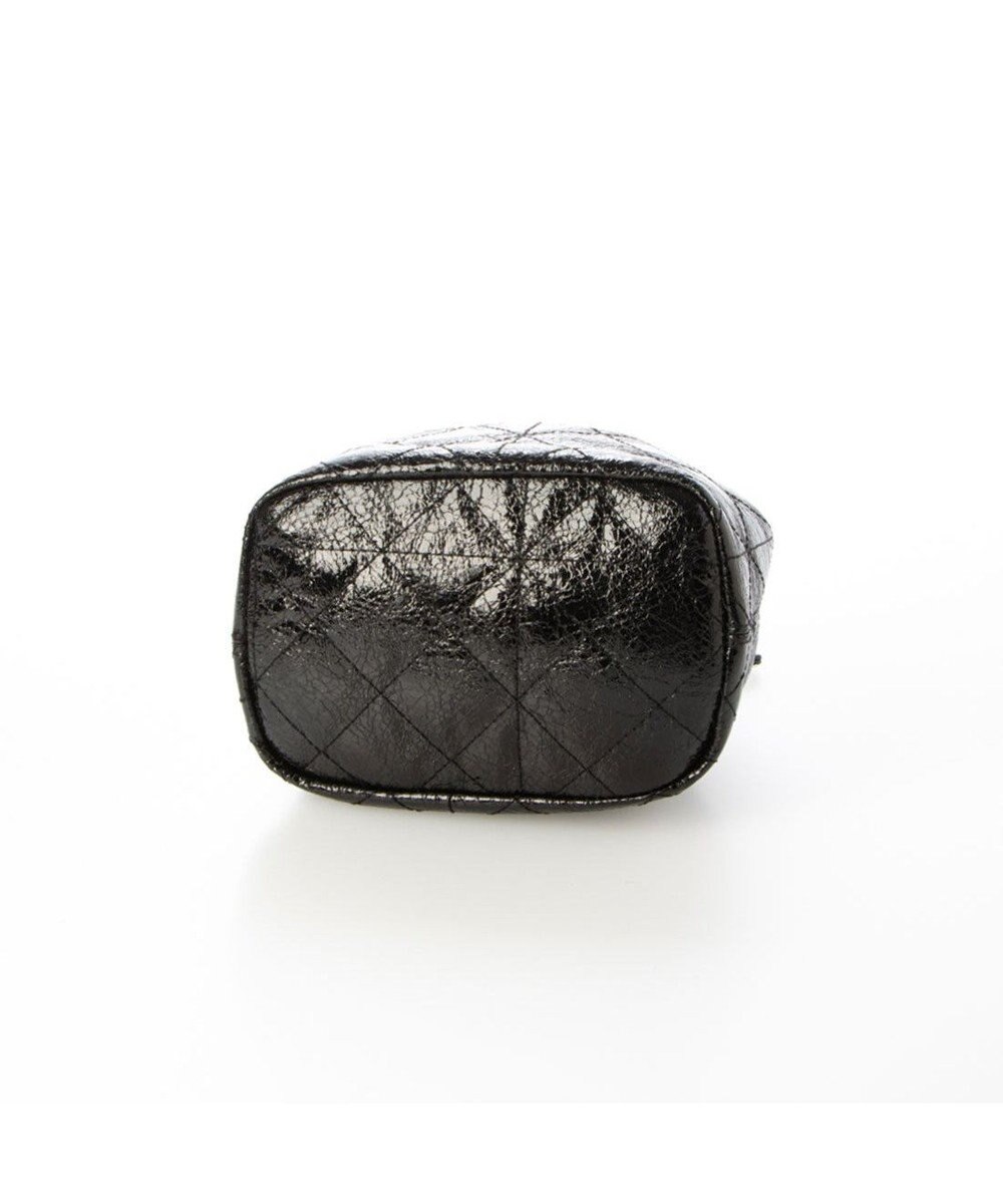 UNBILLION カシュカシュ cachecache / 口元ギャザーメタリックキルトミニショルダー 