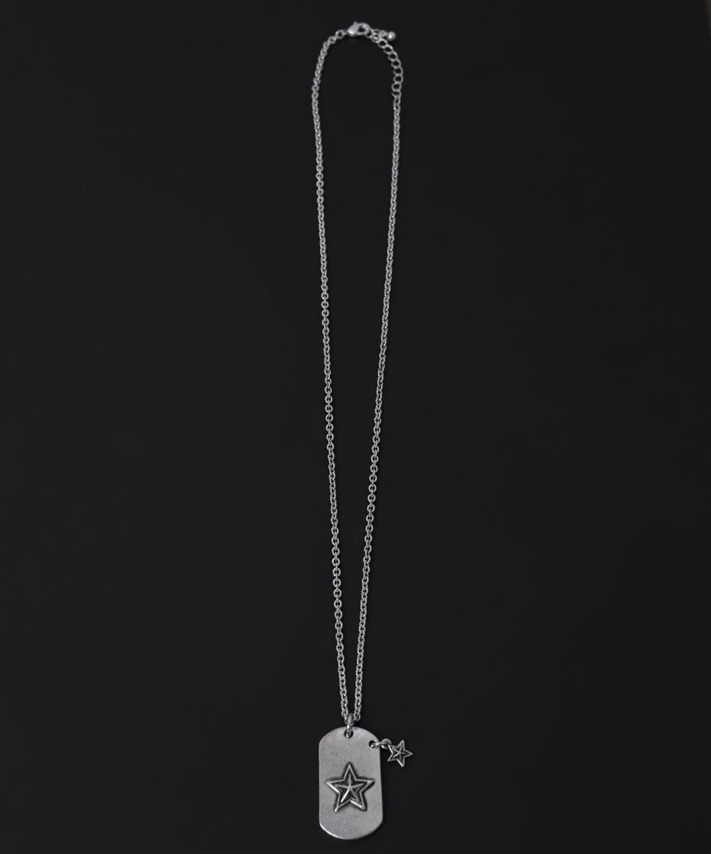 WEGO Mモチーフドッグタグネックレス 