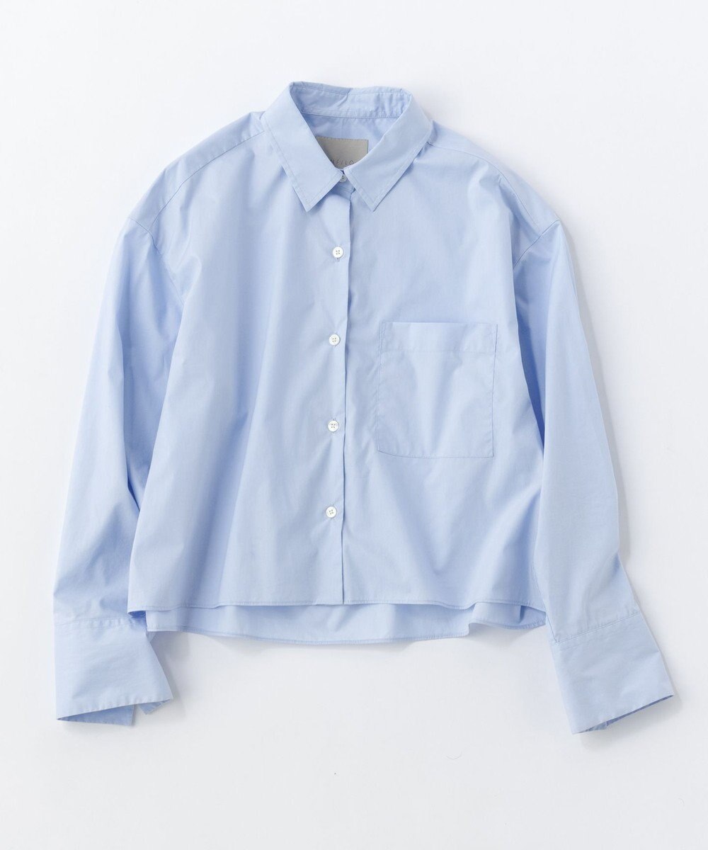 UNFILO 【抗菌防臭】イージーケア クロップド シャツ 