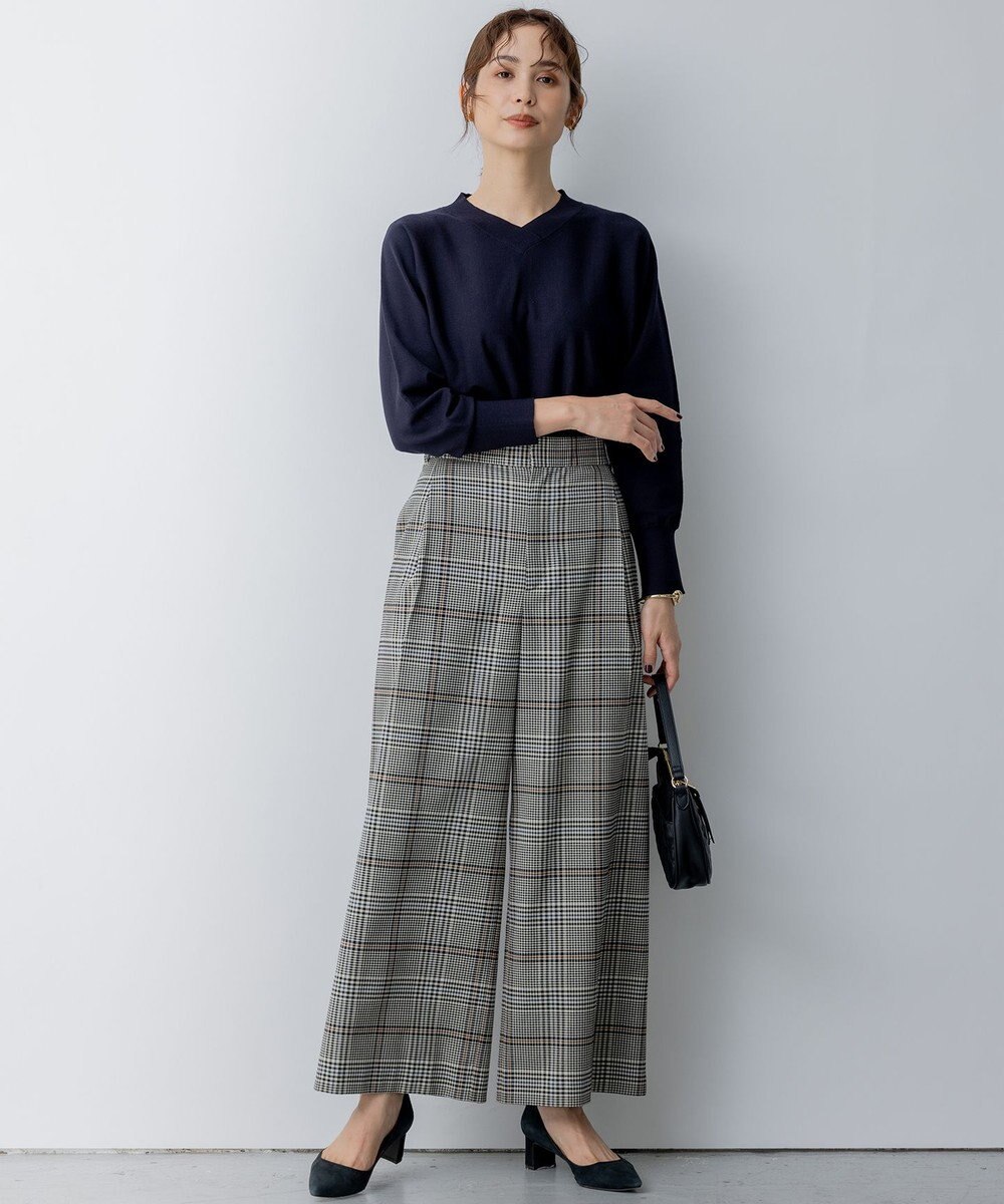 組曲 S 【WEB限定】Vネックドルマンスリーブ ニット 