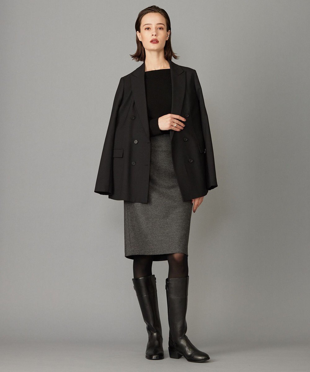 ICB 【洗える】エクストラファインメリノ  ボートネックプルオーバー 