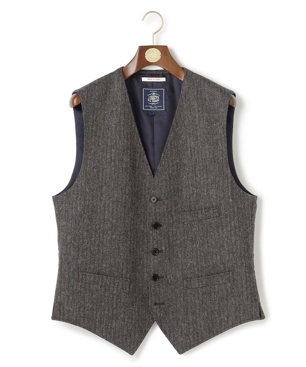 J.PRESS MEN 【J.PRESS ORIGINALS】Lambs Tweed Over Odd Vest / Japan Made 