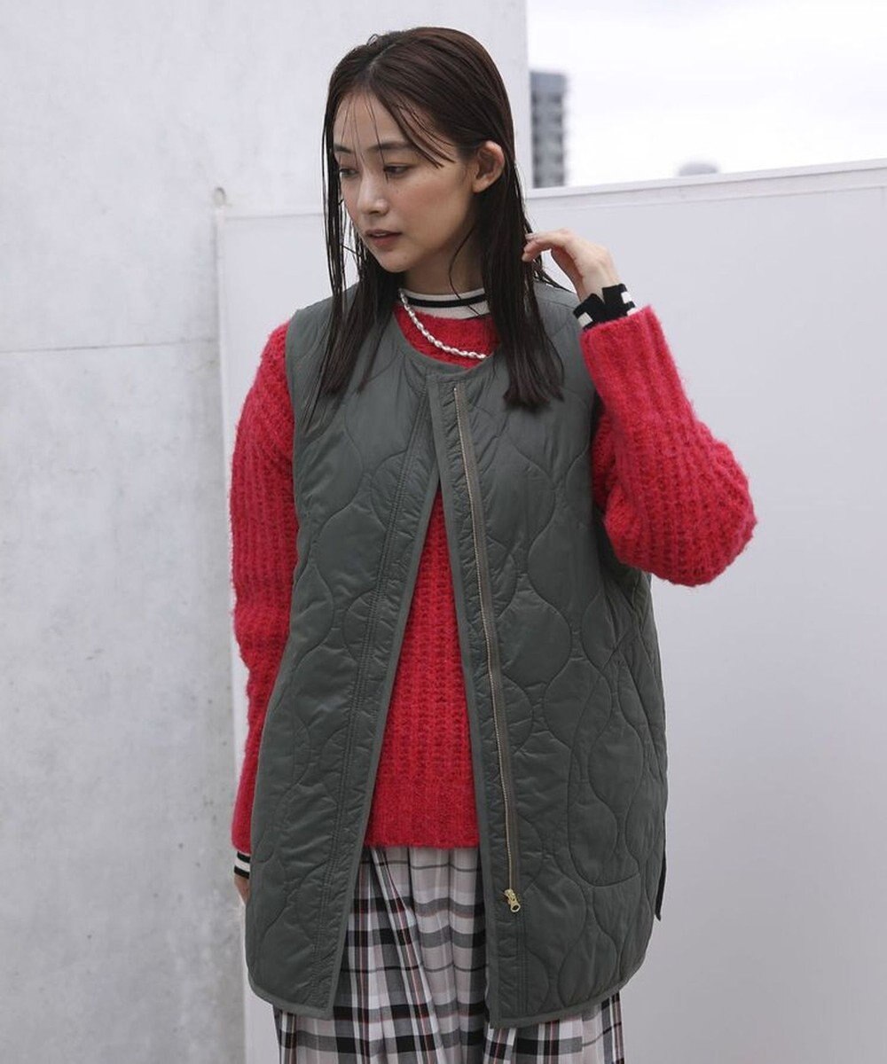 Green Parks キルティングＺＩＰベスト 