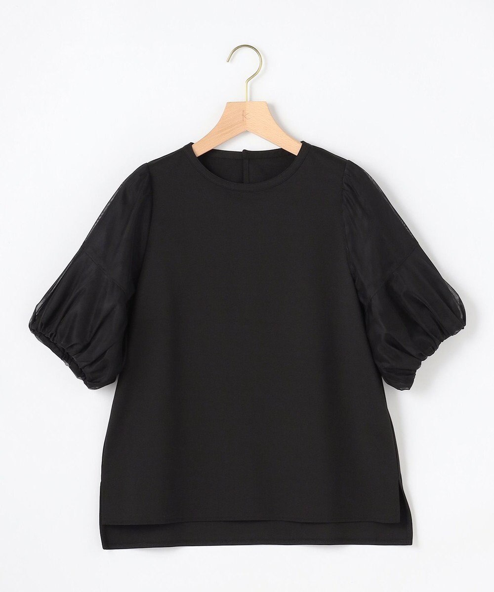 組曲 【先行予約・WEB限定】コットンポンチ チュールコンビ カットソー 