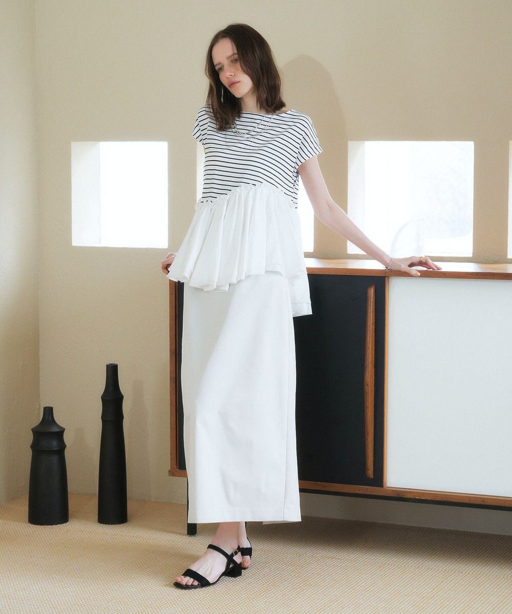 YECCA VECCA ロングナロースカート 