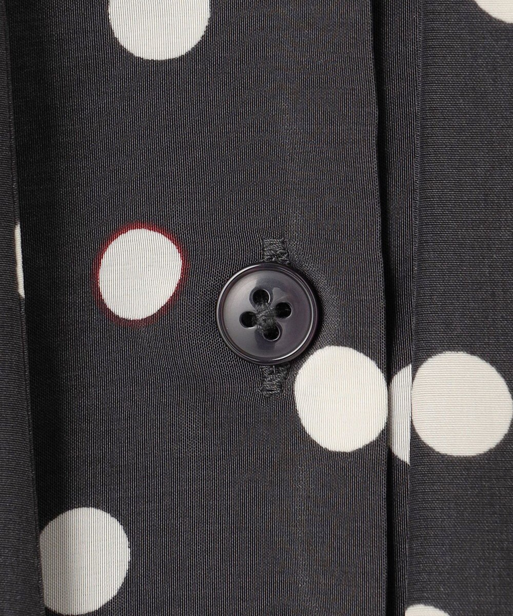 自由区 S 【洗える】ポルカドットプリント ワンピース 