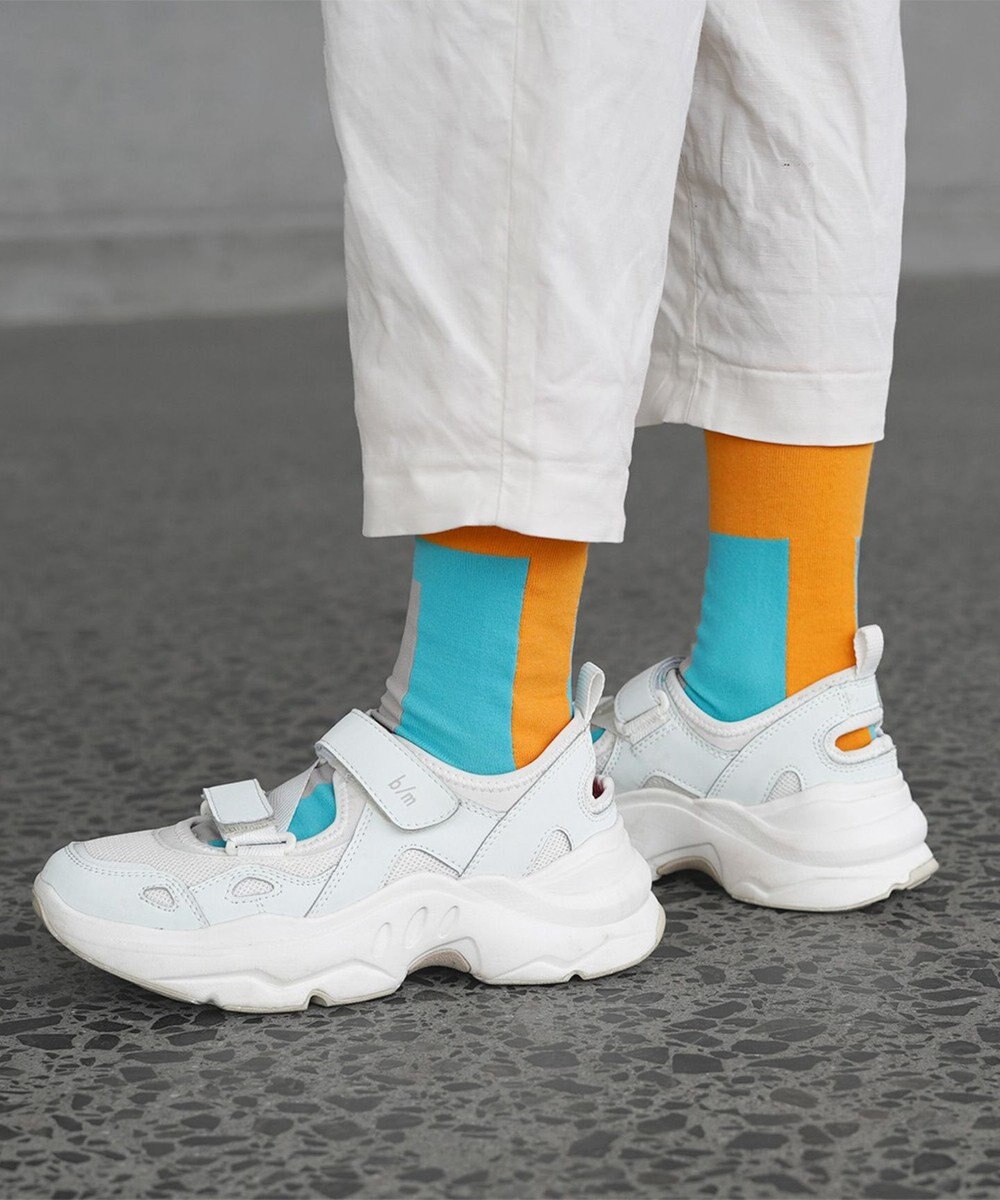 nitorito 【UNISEX】米沢オリジナル柄 block 靴下 