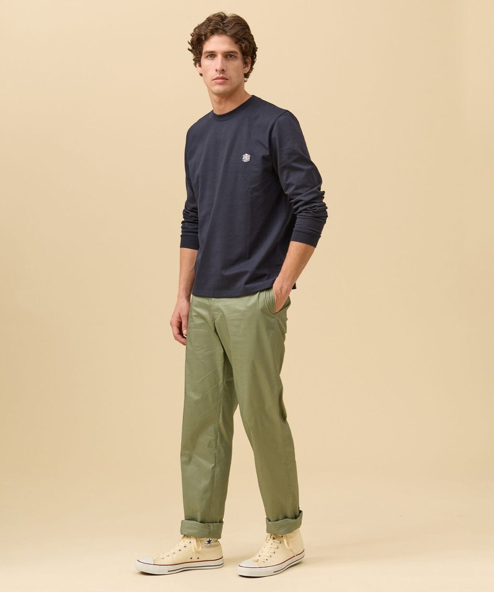 J.PRESS MEN オーバルワンポイント　ロングスリーブ Ｔシャツ 