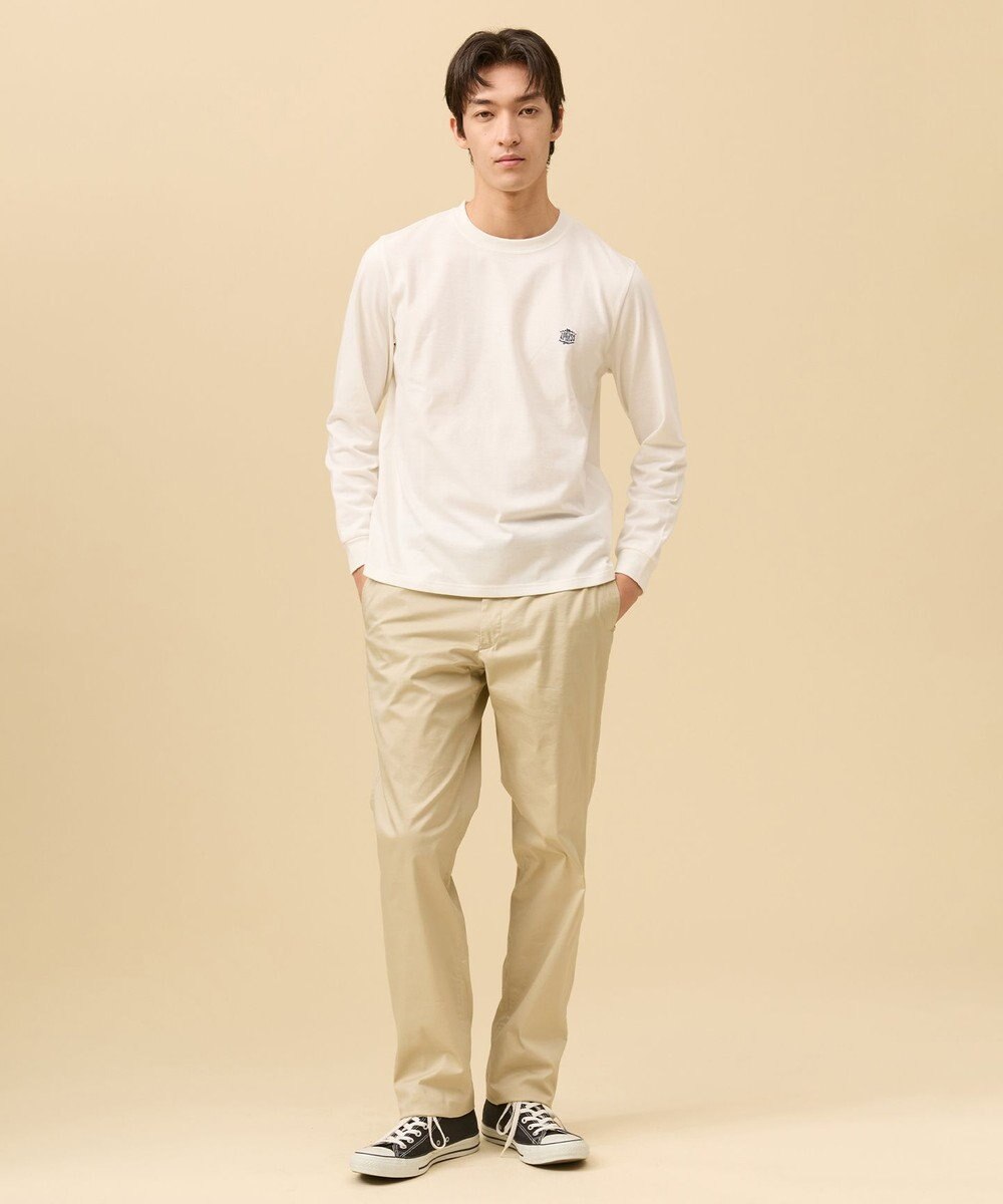 J.PRESS MEN オーバルワンポイント　ロングスリーブ Ｔシャツ 