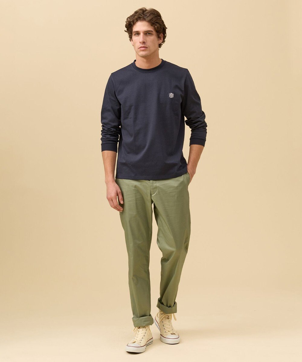 J.PRESS MEN オーバルワンポイント　ロングスリーブ Ｔシャツ 