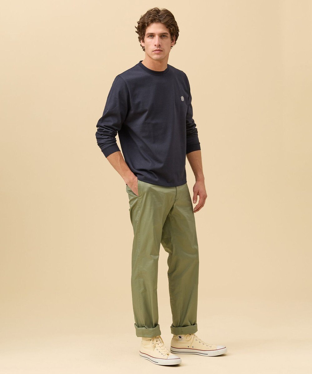 J.PRESS MEN オーバルワンポイント　ロングスリーブ Ｔシャツ 