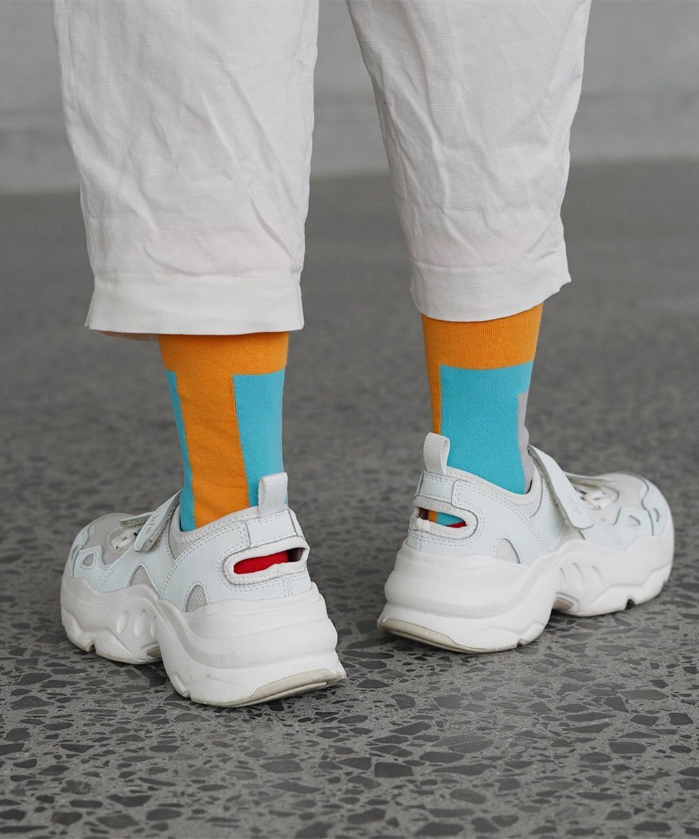 nitorito 【UNISEX】米沢オリジナル柄 block 靴下 