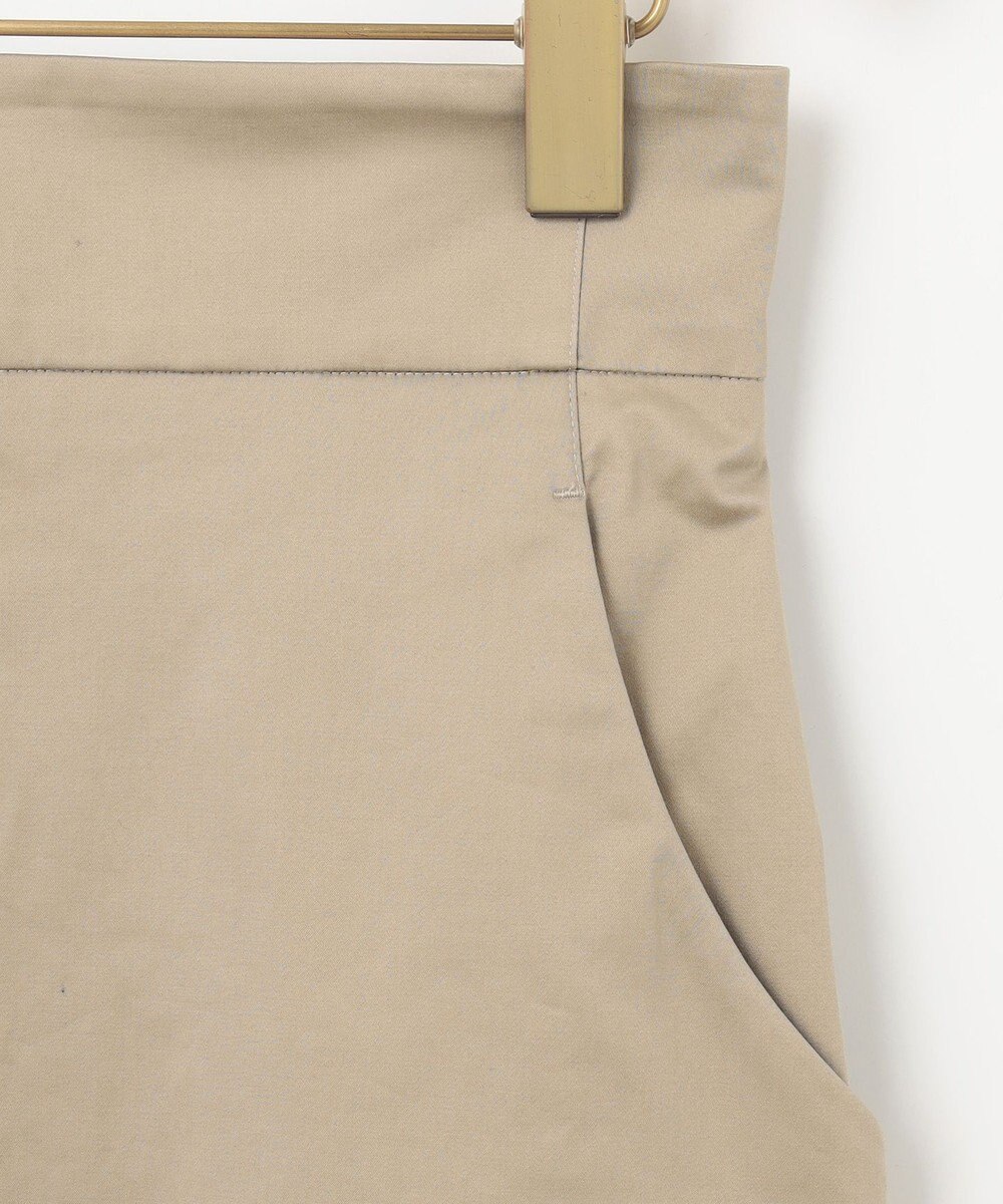 組曲 【WEB限定】サテンストレッチ Iラインスカート 