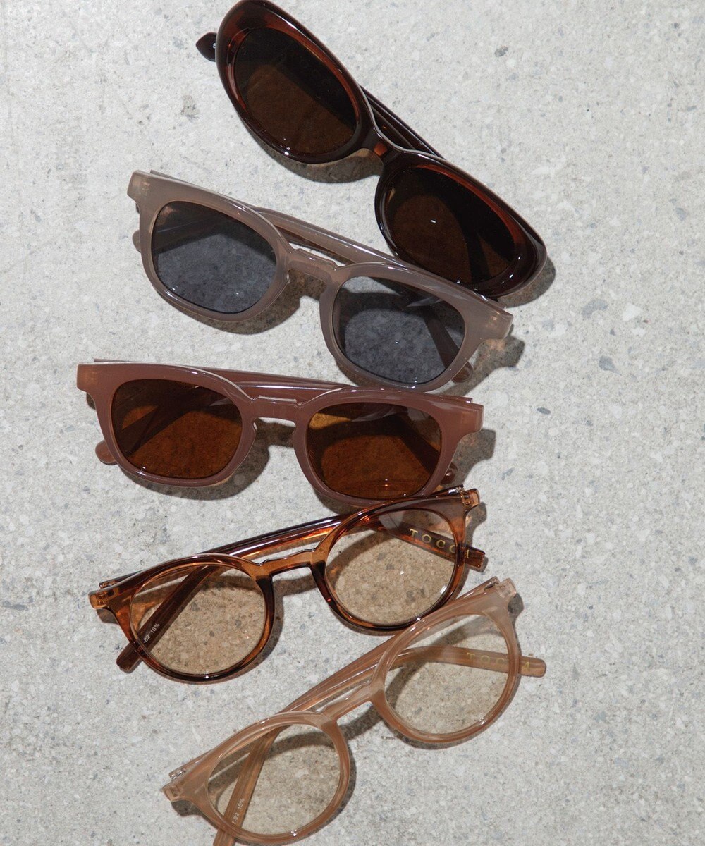 TOCCA 【UVカット・ドレス生地製のソフトケース付き】 BIT CHIC SUNGLASSES カラーレンズサングラス 