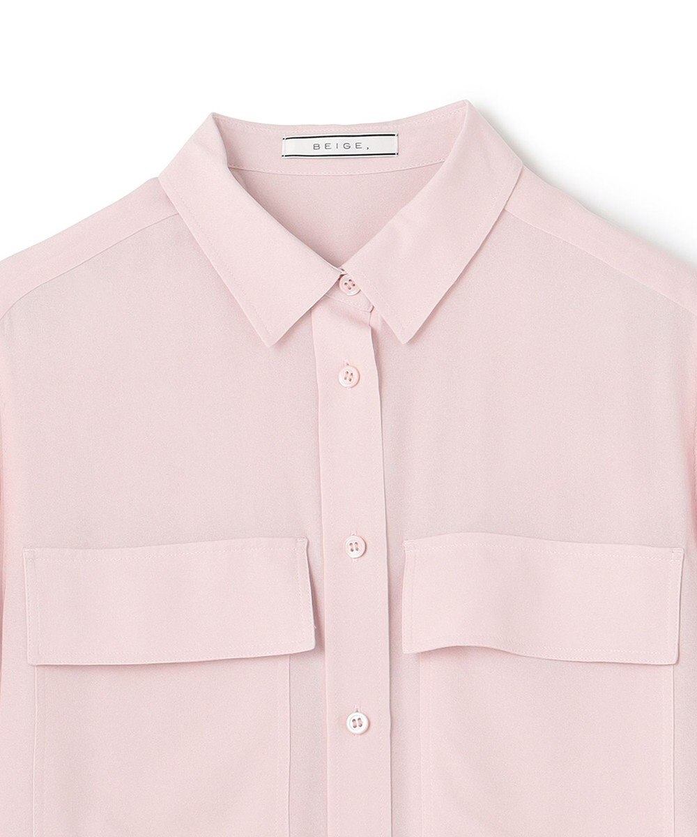 BEIGE， OLGA / シャーリングブラウス 