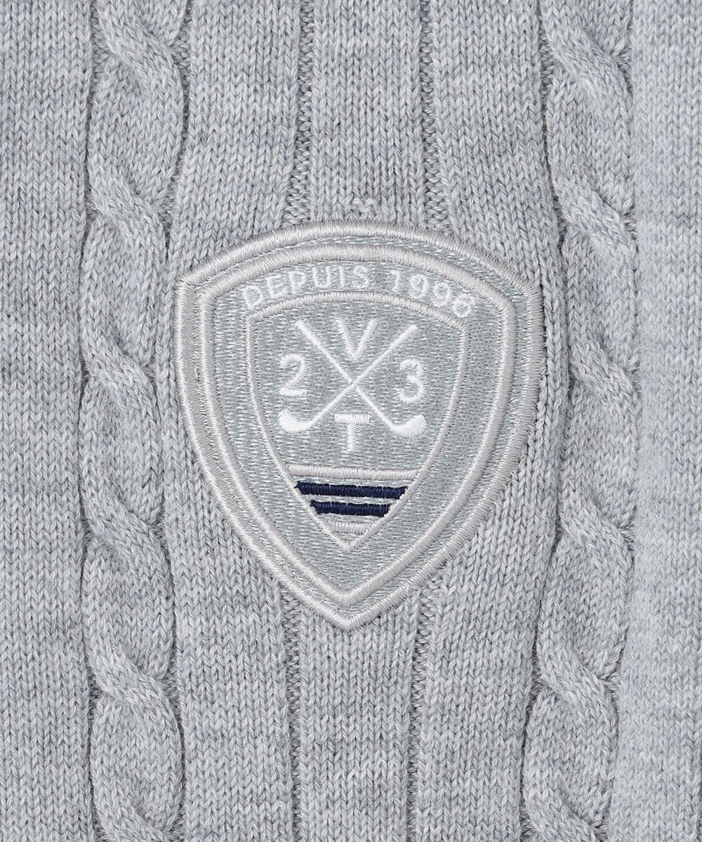 23区GOLF 【MEN/キングサイズ】ストレッチ カラーニット 