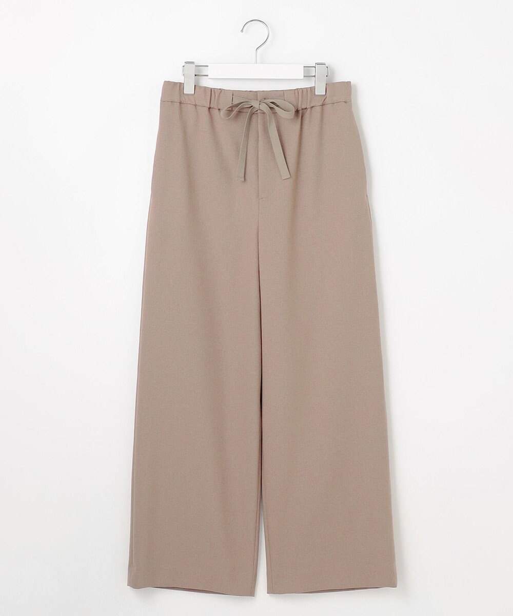 J.PRESS LADIES 【洗える】ツムギート flannel ワイド パンツ 