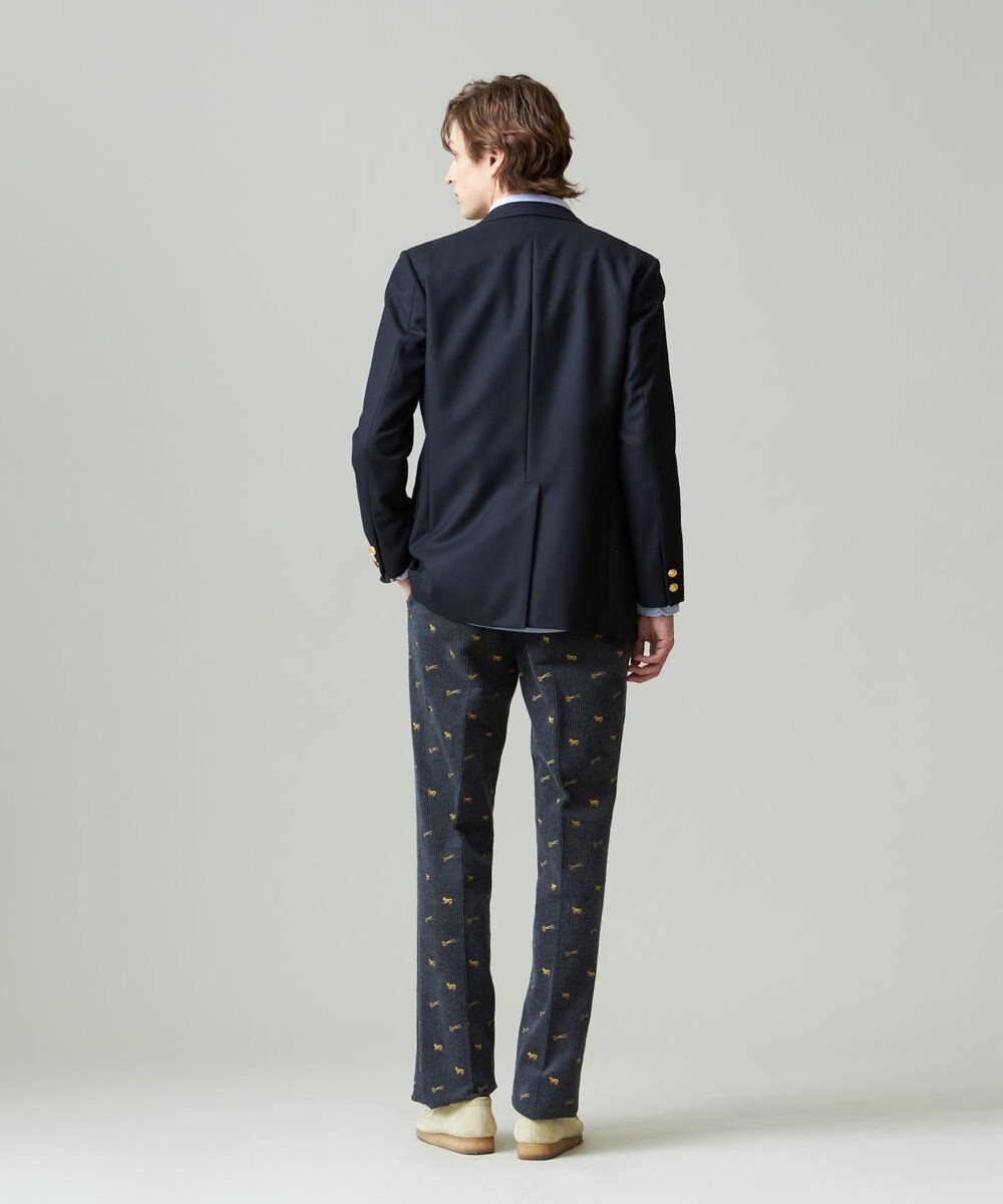 J.PRESS MEN エンブロイダリーストレッチコーデュロイパンツ 