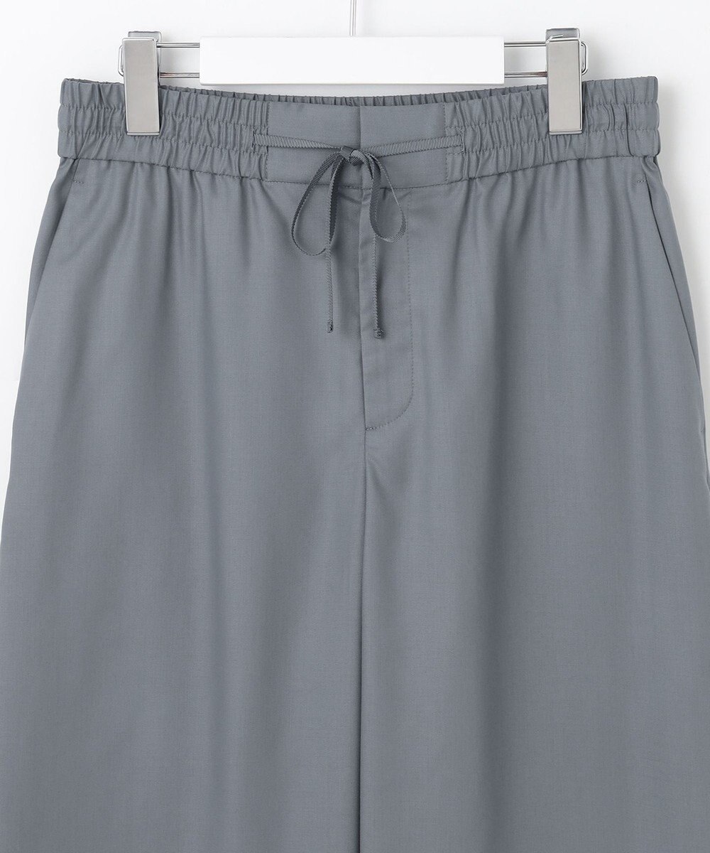 自由区 S 【カタログ掲載・洗える】フルダルスパンマイクロピーチワイドストレート パンツ 
