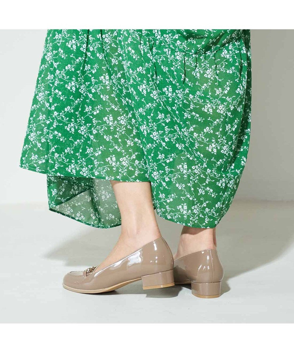 ing <ing>【WEB限定】【レイン対応】ヒールアップビットローファー 