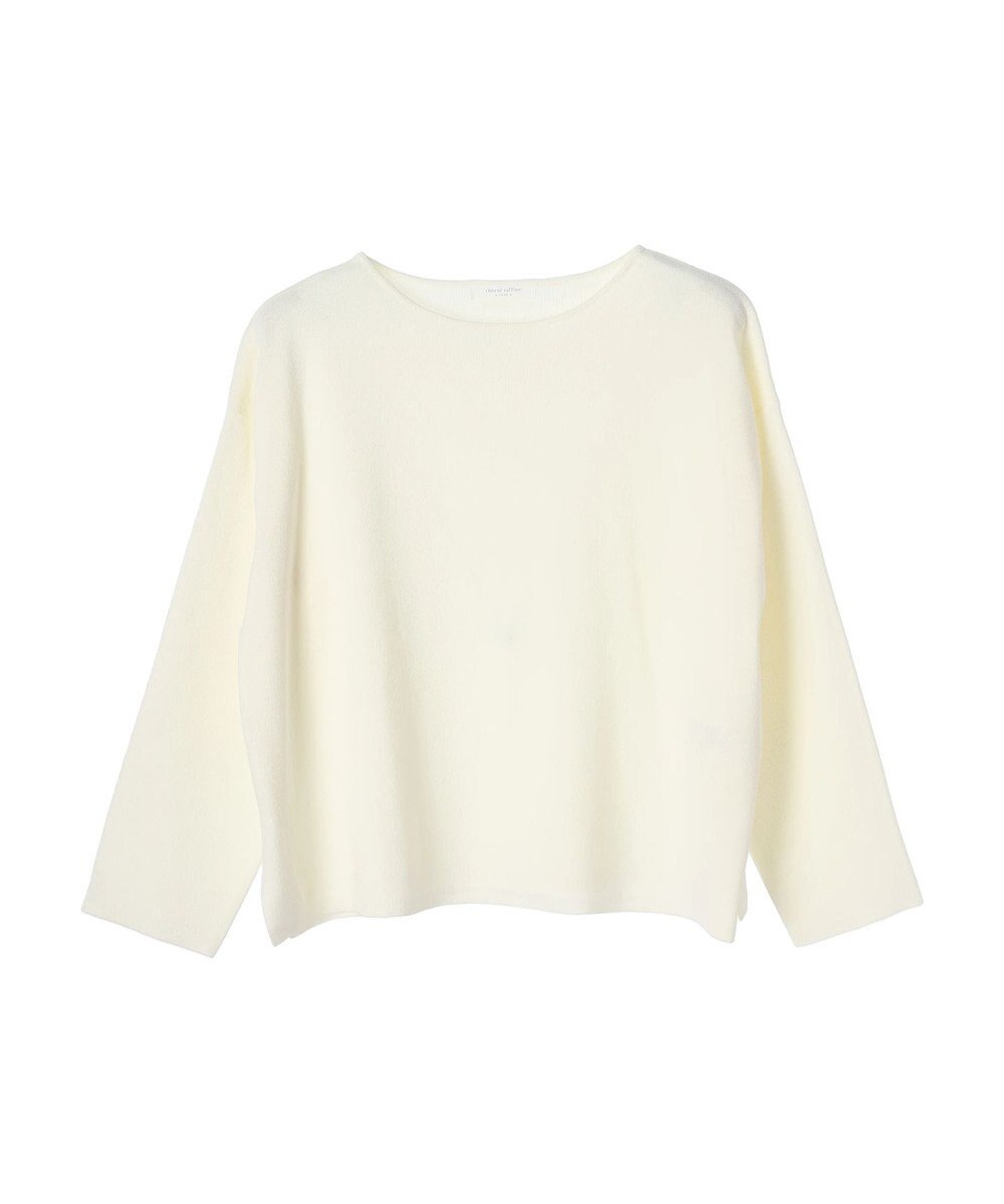 Green Parks 洗える　ボートネックニットプルオーバー 