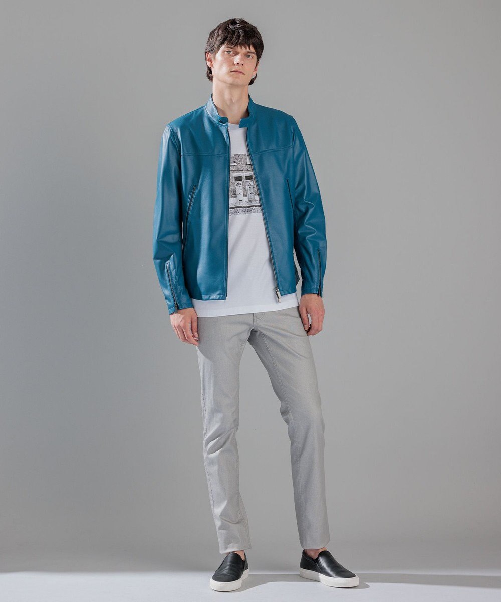 JOSEPH HOMME ライトラムナッパ レザー   シングルライダース 