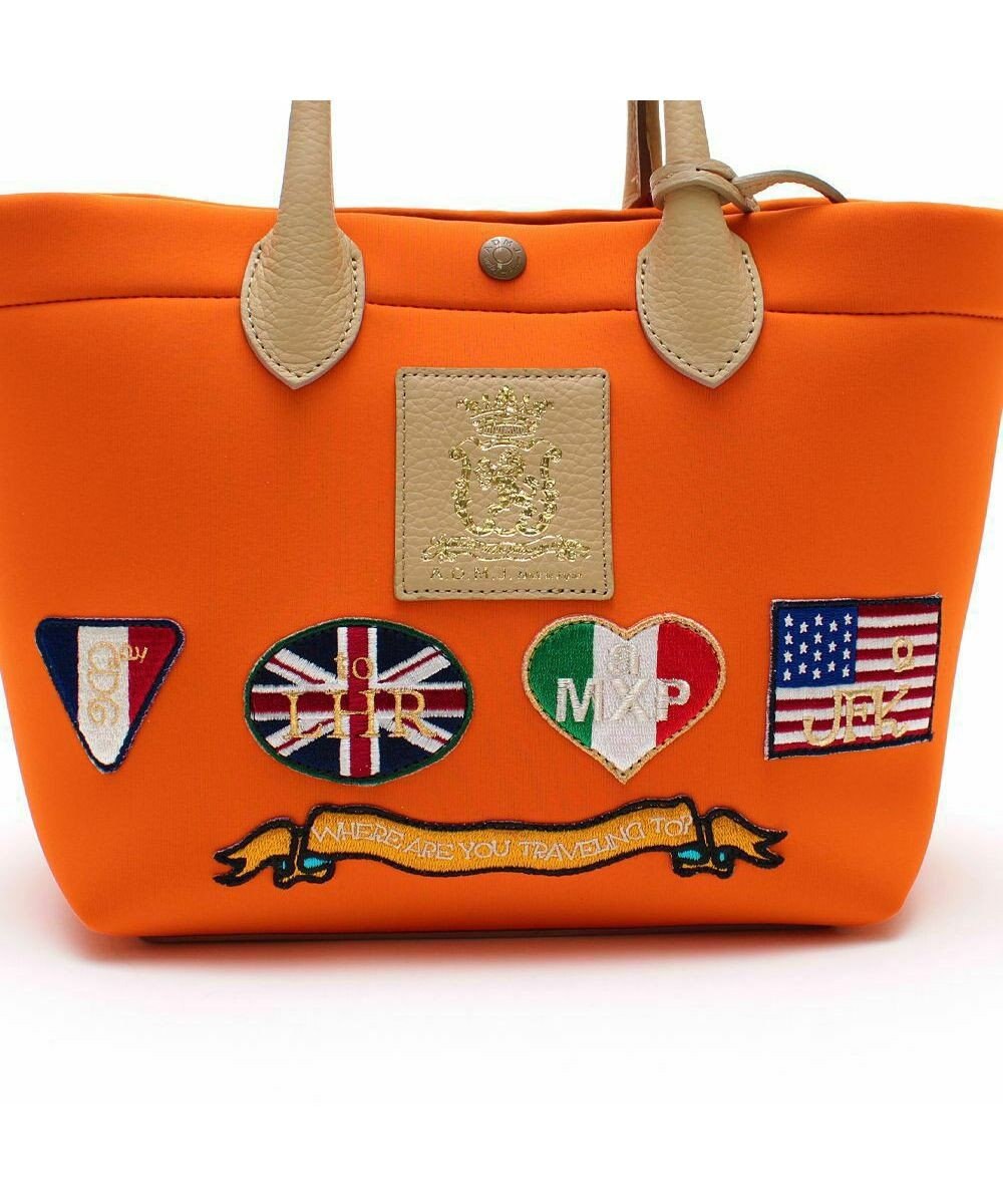 A.D.M.J. 【魔法の様に軽い】マジックライト/フラッグワッペントート21cm(Dカン付) 