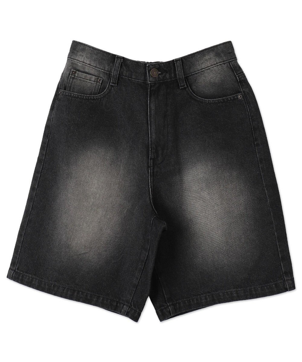 WEGO ヴィンテージウォッシュデニムハーフパンツ 