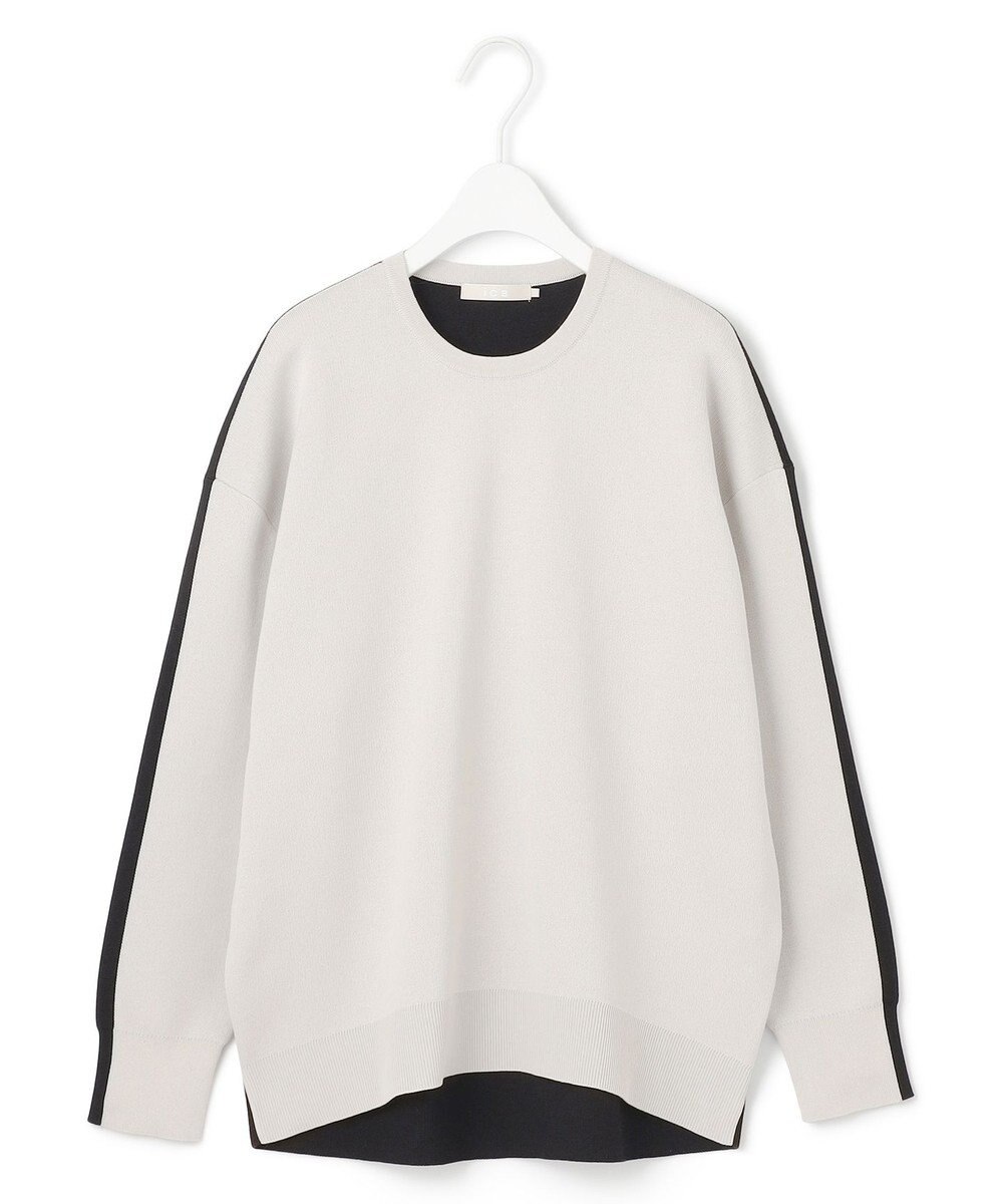 ICB 【WEB限定カラーあり・洗える】コットンポリエステルスムース  ニットプルオーバー 