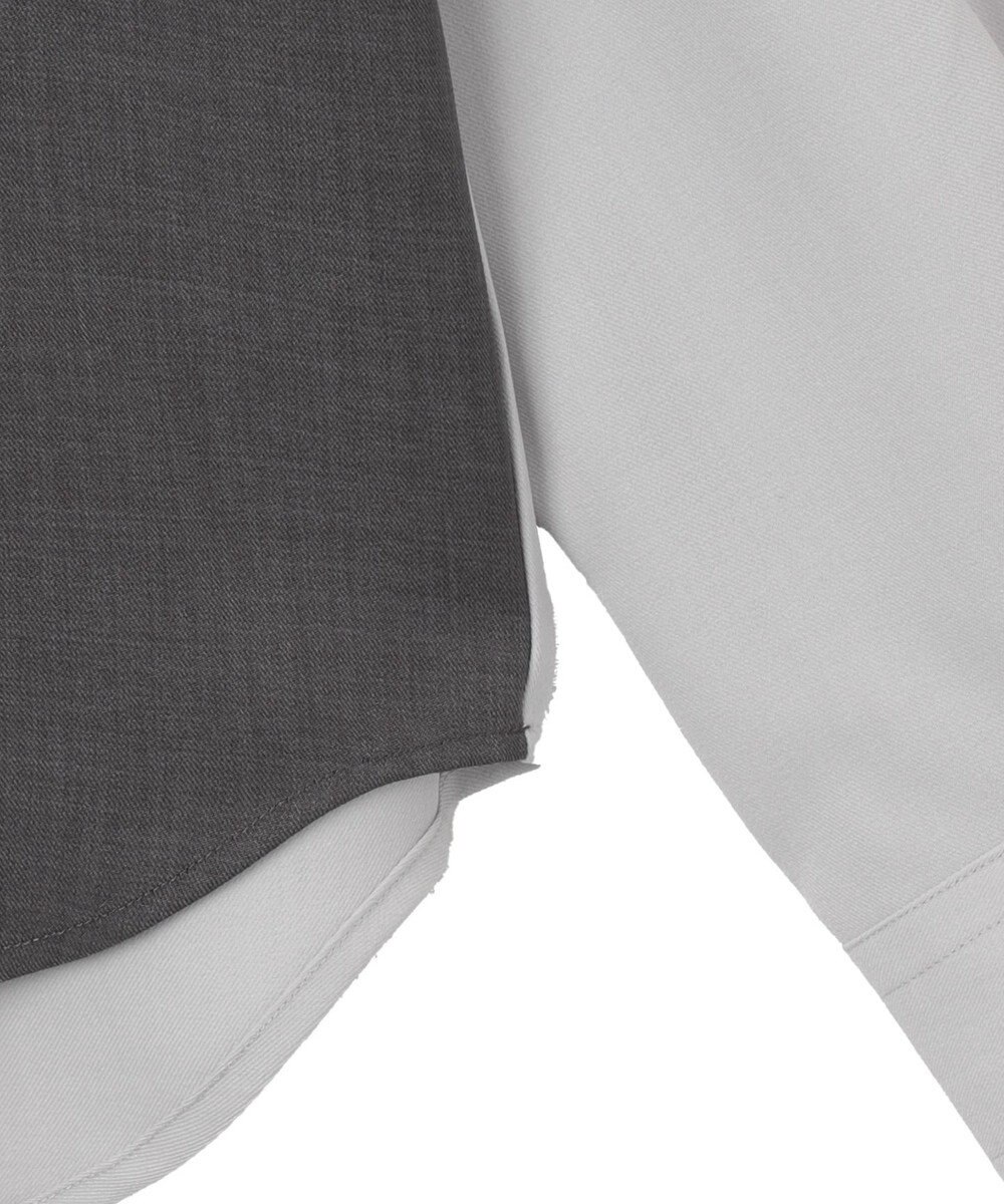 WEGO 【しわになりにくい】ドライポリカラーブロックシャツ（LS） 