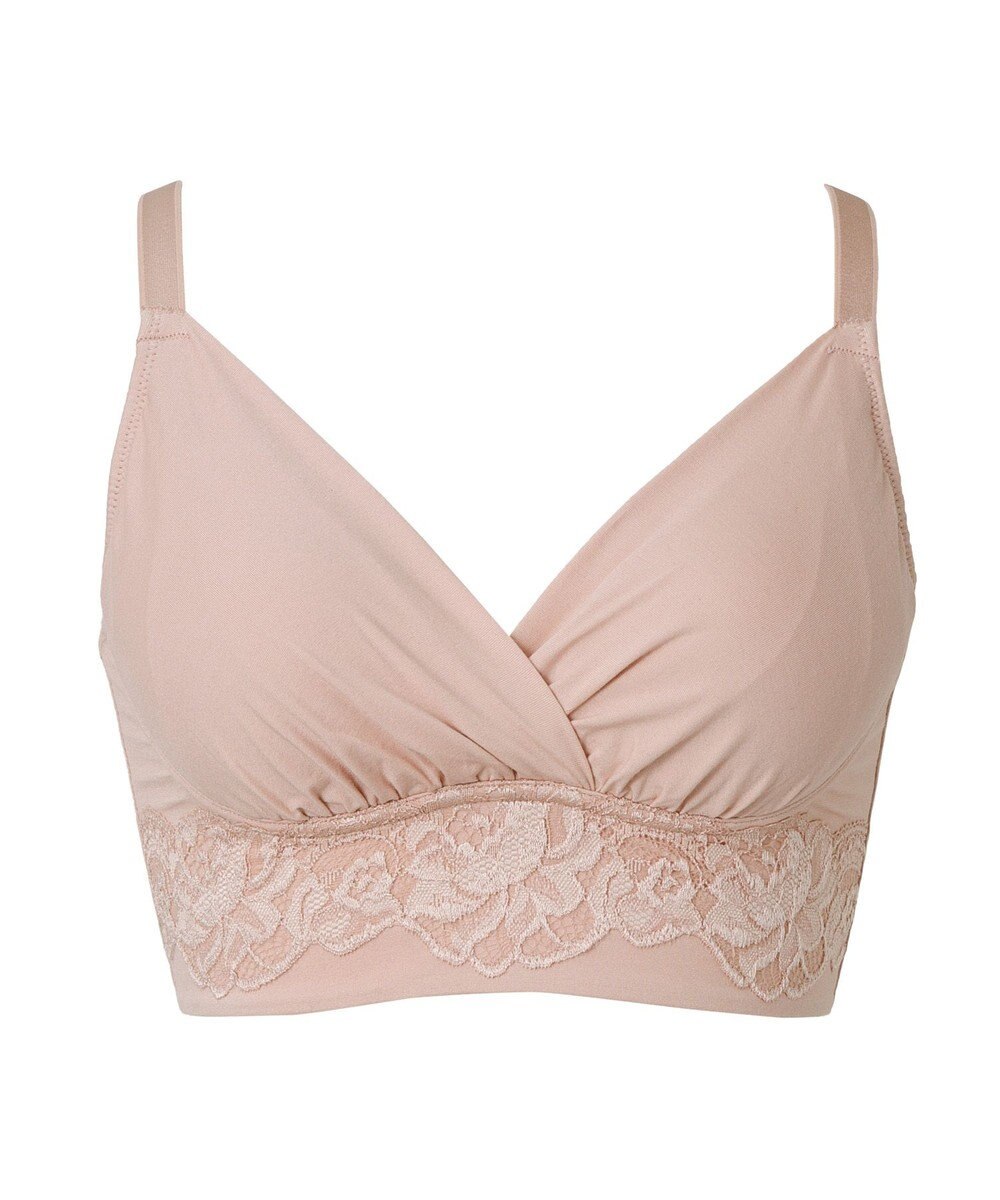 BRADELIS New York 【BRADELIS NewYork peace】ハイブリッドハートカップブラ23 締め付け感の少ないノンワイヤー補整ブラ 補正 