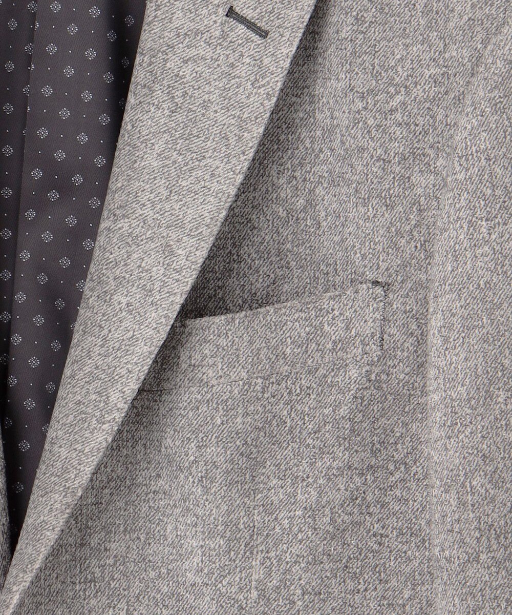 JOSEPH ABBOUD 【キングサイズ・軽量】ブロックベロア ストレッチ ジャケット 