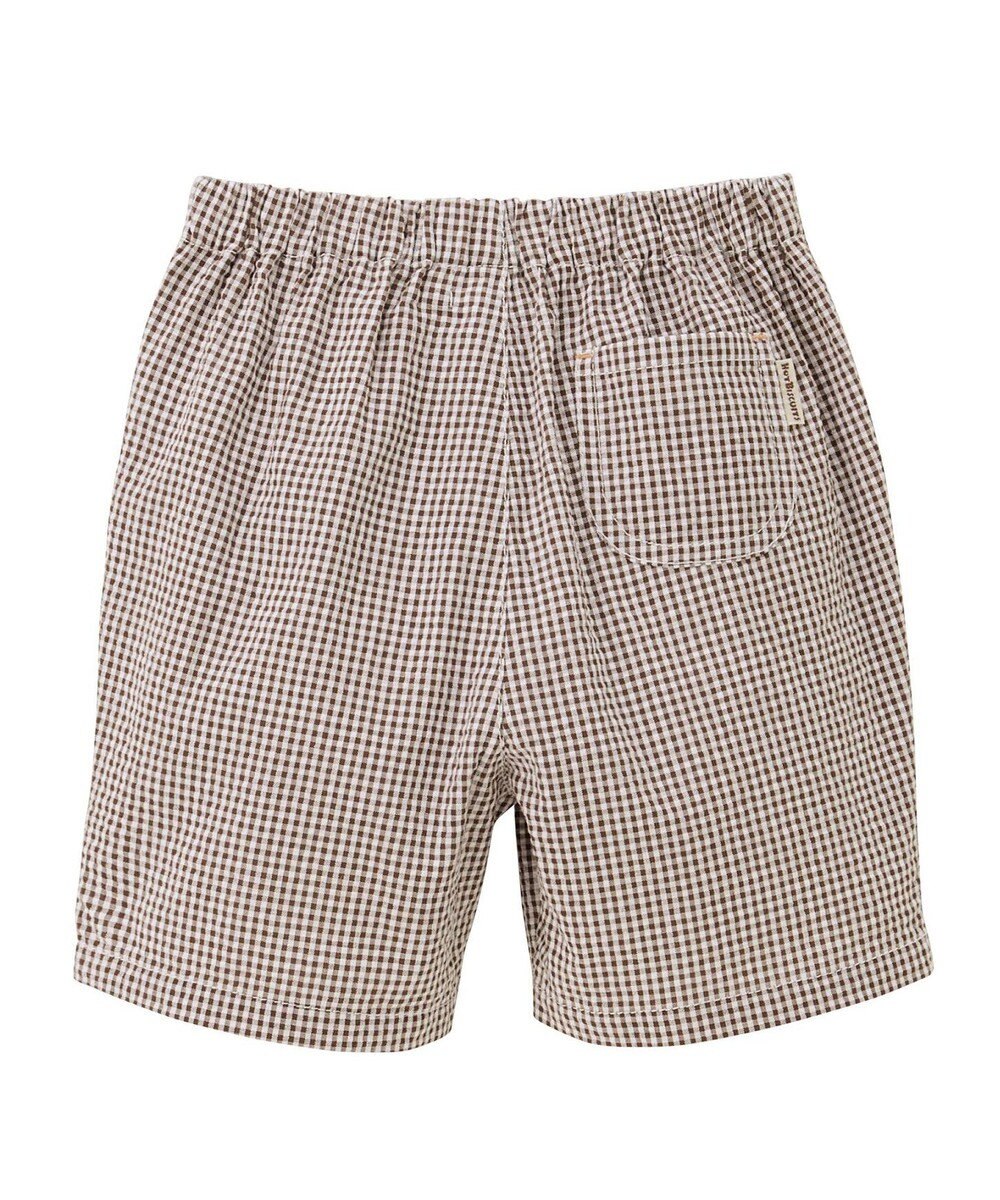 MIKI HOUSE HOT BISCUITS 【80-120cm】サッカー素材 5分丈パンツ 