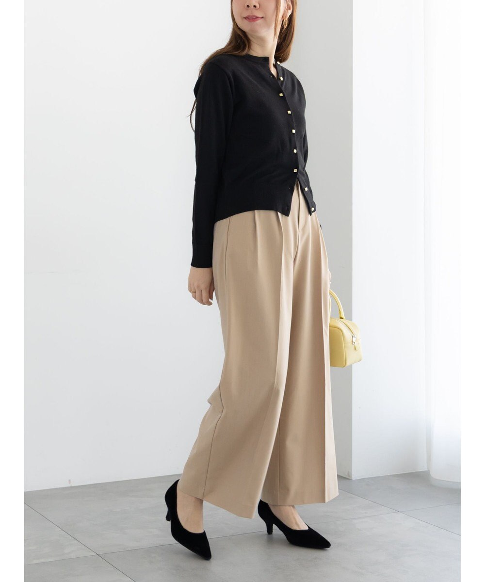 Te chichi TRツイル2タックワイドパンツ《2025winter catalog item》 