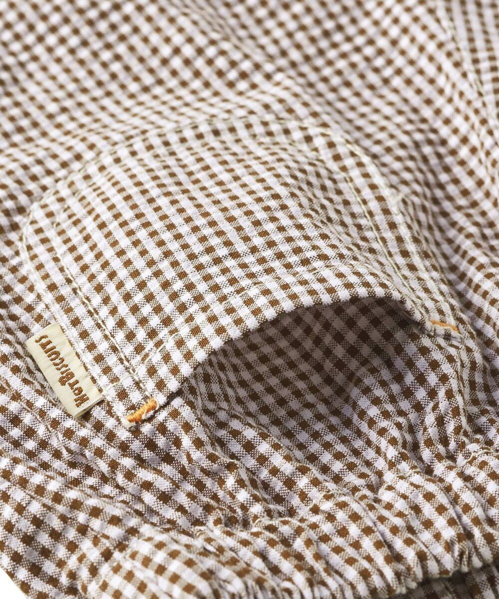 MIKI HOUSE HOT BISCUITS 【80-120cm】サッカー素材 5分丈パンツ 