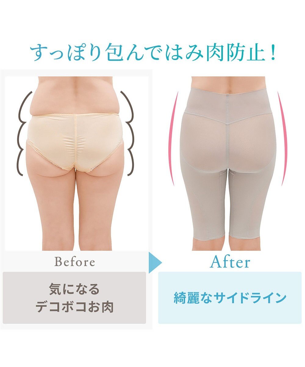 BRADELIS New York 【Yukine inc. 】ゆきねえモアソフト快適ガードル23 蒸れにくい補正ガードル 