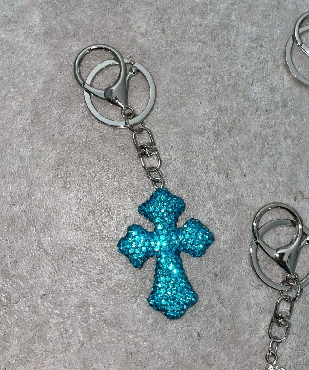 WEGO キラキラクロスキーホルダー 