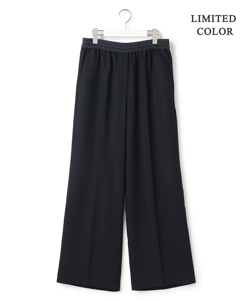 ICB L 【先行予約・WEB限定カラーあり】FluidBackSatin ワイドパンツ 