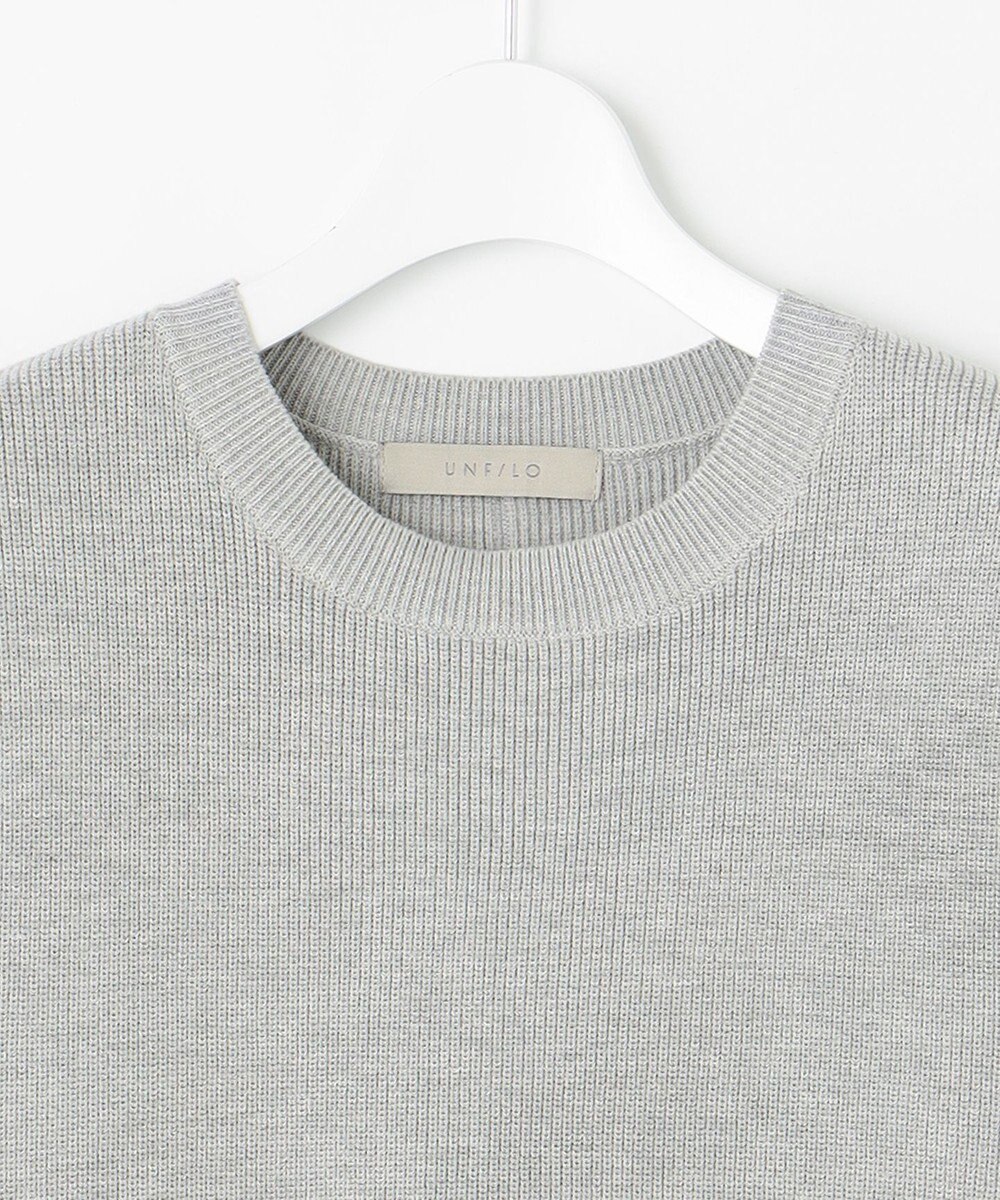 UNFILO 【抗菌防臭】片畔ニットベスト 
