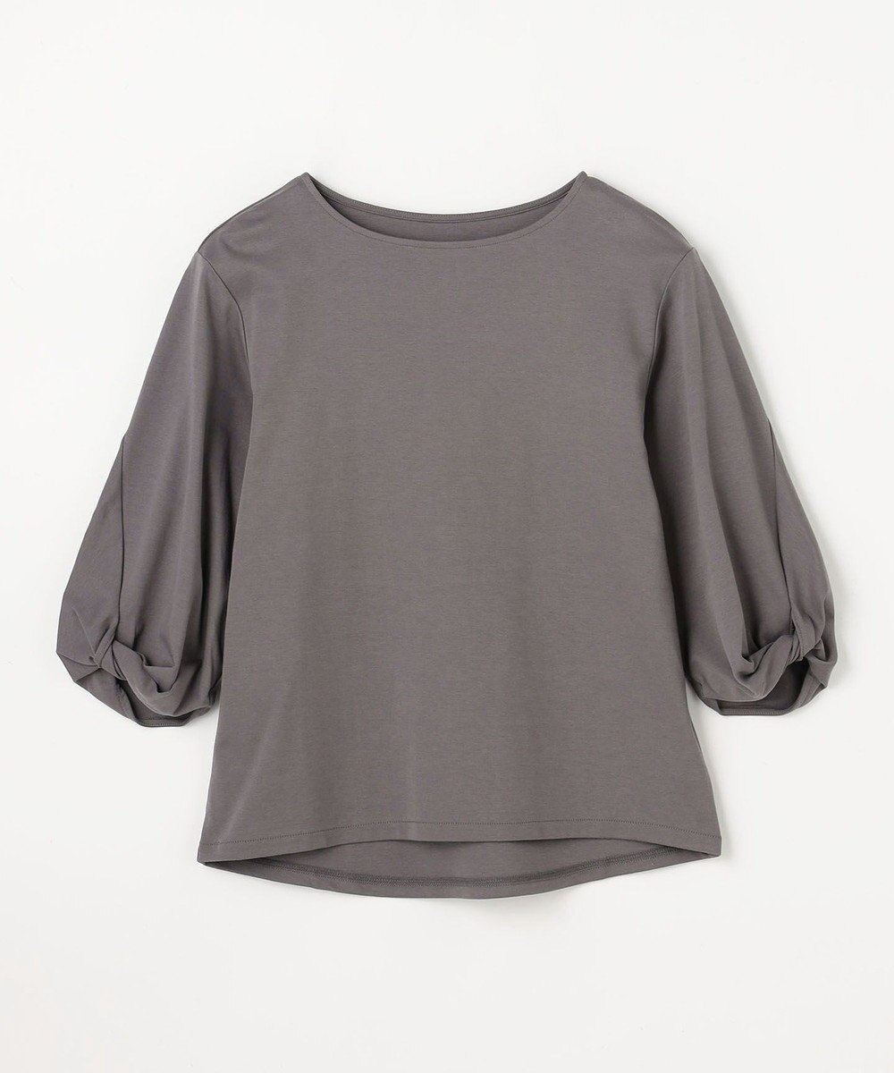 ANY L 【WEB限定】シルケットスムースツイストスリーブカットソー 