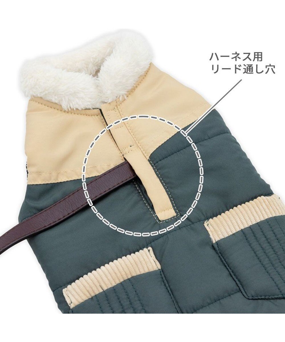 PET PARADISE ペットパラダイス 保温 エアベスト グリーン 中型犬 大型犬 