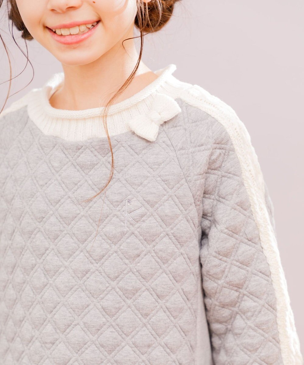 組曲 KIDS 【110-140㎝】ダイヤキルト ワンピース 