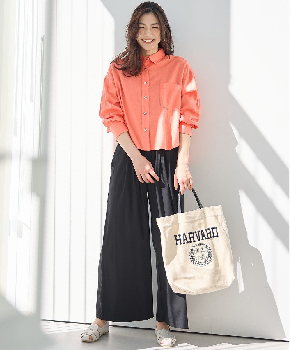 ANY 【手洗い可能】ヨーロピアンリネンシャツブラウス 