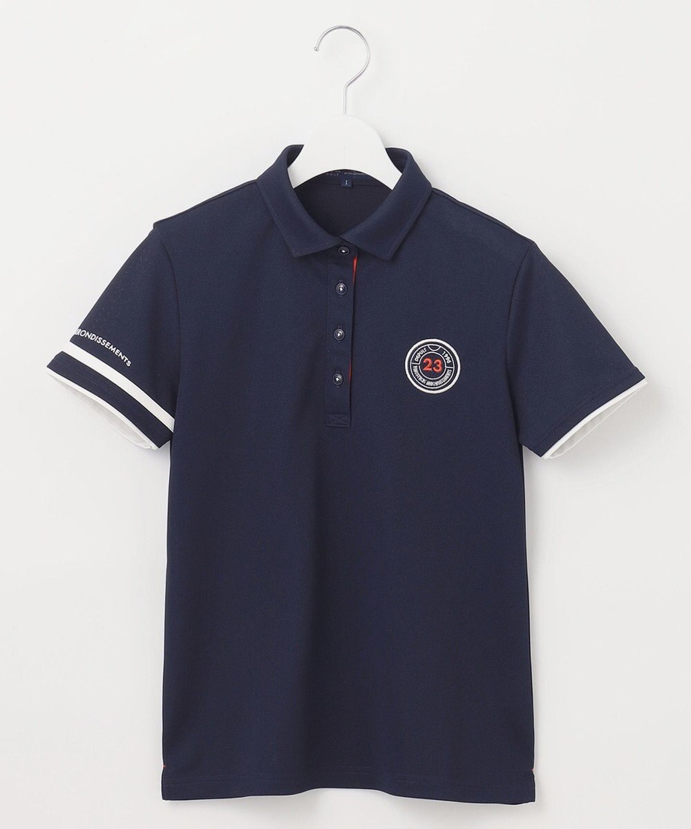 23区GOLF 【WOMEN】【吸水速乾/UVカット】エイトロックポロシャツ 