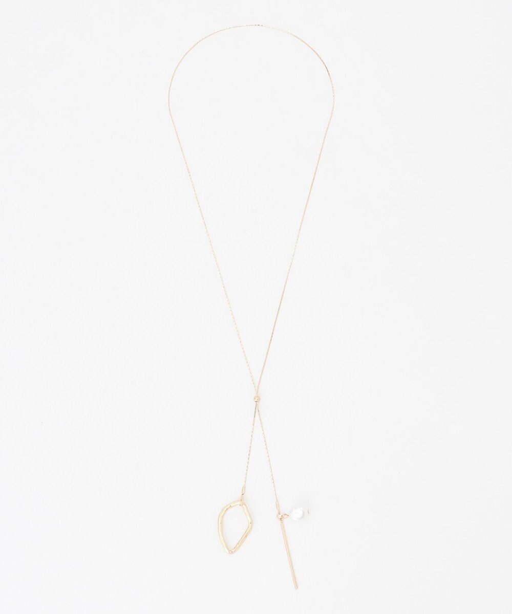 ANY パールアシメネックレス 