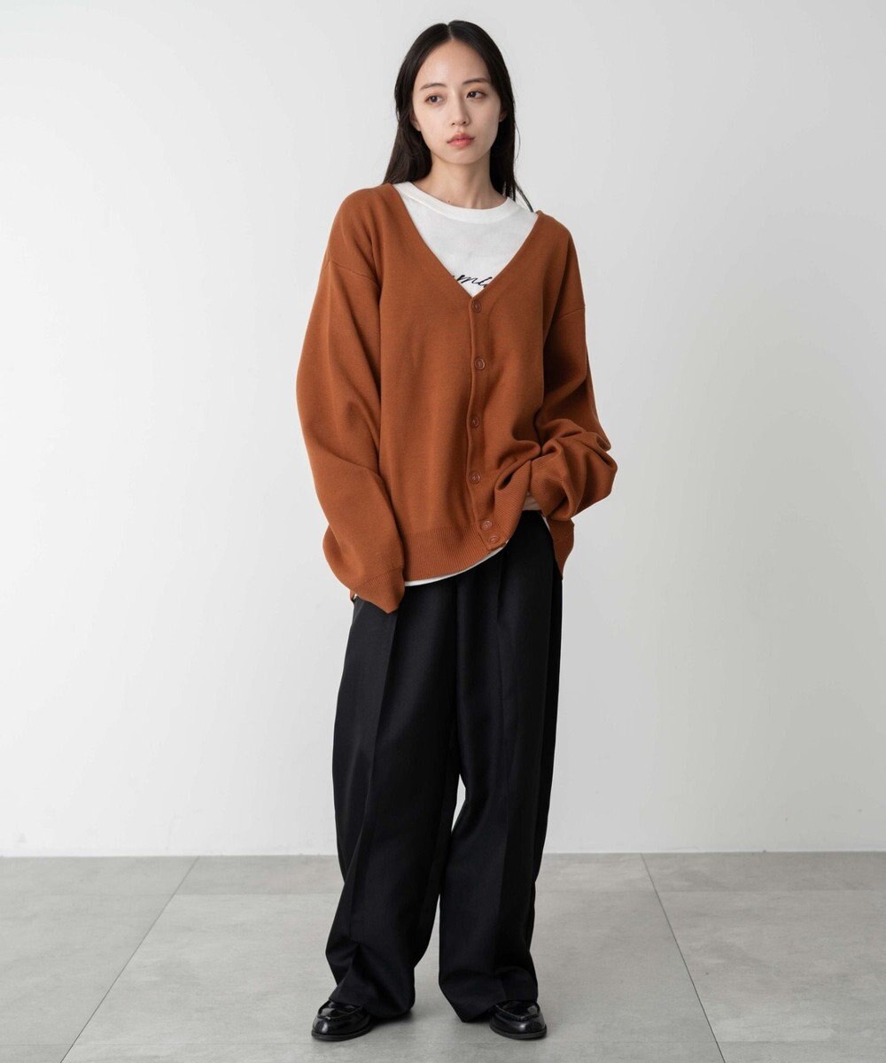 WEGO 【ユニセックス着用ITEM】ミラノリブカーディガン 