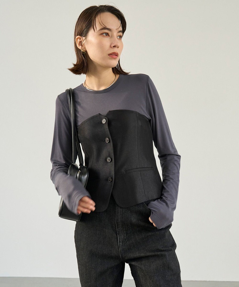 UNFILO 【STORY×UNFILOコラボ】ビスチェセットアップ 3点セット 